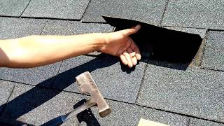 How to Replace a Roof Shingle The RIGHT Way [upl. by Sidky976]