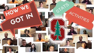 I ASKED 19 STANFORD ADMITS HOW THEY GOT IN  STATSACTIVITIES [upl. by Leora]