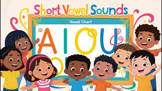 Sing amp Learn Short Vowel Sounds A E I O U Fun [upl. by Tnert]