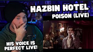 Metal Vocalist First Time Reaction  Poison Live Video  Hazbin Hotel  Prime Video [upl. by Amend]