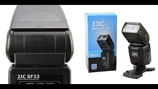 JJC SF33 Manual Camera Flash Speedlite for Nikon Canon Camera  POCKET WIZARD [upl. by Palma473]