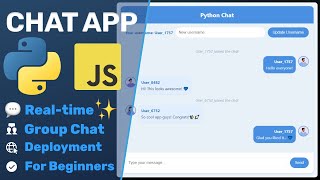 Python Chat App Tutorial for Beginners  Full Course 2024 [upl. by Lerrud]