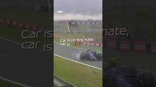 Logan Sargeants Scary FP3 Crash 😟 [upl. by Enerual]