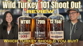 Wild Turkey 70th Anniversary vs WT101 vs WT 12 Year 101 Find Out Who Wins This Bourbon Battle [upl. by Anitnemelc461]