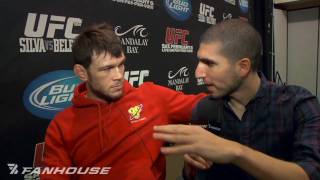 UFC 126 Forrest Griffin on His Place in Rankings British TV Shows [upl. by Kared]