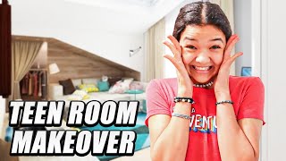 Extreme Teen Room Makeover We Destroyed it [upl. by Odelinda582]