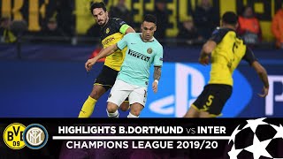 BORUSSIA DORTMUND 32 INTER  HIGHLIGHTS  Matchday 04  UEFA Champions League 201920 [upl. by Sami]