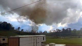 EF2 Tornado Hits Finleyville Pennsylvania  May 11 2024 [upl. by Adnilahs]