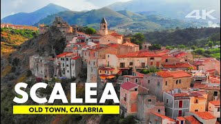 Scalea Old Town Calabria Italy Vacations  4K drone footage [upl. by Karen]