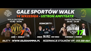 Gala Silesian MMA 17 i WiP 7  Studio i pierwsza walka [upl. by Assenej]