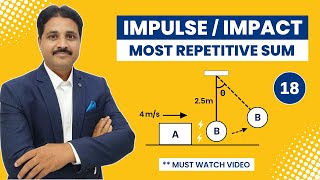 IMPULSE AND IMPACT SOLVED PROBLEM 18 IN ENGINEERING MECHANICS LECTURE 19 TIKLESACADEMYOFMATHS [upl. by Atelahs]