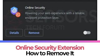 Online Security Chrome Extension Virus  How to Remove It [upl. by Nerta]