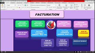 N°11 APPLICATION DE GESTION DES FACTURES Excel Cellule Fonction Calcul Tableau TCD [upl. by Eerot]