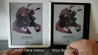 Kobo Libra Colour vs Onyx Boox Go Color 7 [upl. by Taddeusz409]