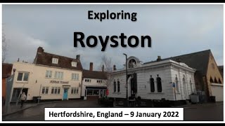 Exploring Royston Hertfordshire England  9 January 2022 [upl. by Wohlen]