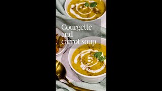 Courgette and carrot soup [upl. by Neirual]