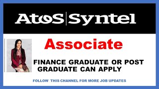 🔥 Best Career Hiring Fresh Graduates Off campus placement for graduates  Atos  Syntel [upl. by Fredkin596]