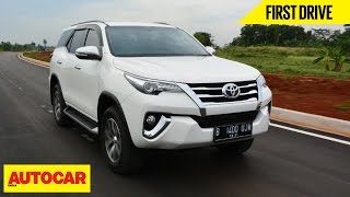 Toyota Fortuner  First Drive  Autocar India [upl. by Browne]