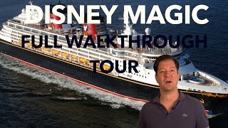 Disney Magic Review  Full Walkthrough  Cruise Ship Tour  Disney Cruise Line [upl. by Weinman]