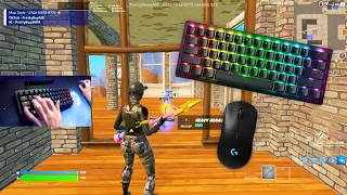 Unboxing Razer Huntsman V3 Pro Mini  Fortnite Keyboard amp Mouse Sounds ASMR Gameplay 😍 [upl. by Annoirb]