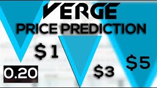 Verge Price Prediction Verge Bigger than Monero [upl. by Ahcmis]