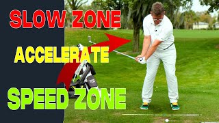 Hit The Brakes For Faster Clubhead Speed  Golf Sequence Drill [upl. by Keli870]