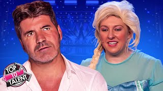 Top 10 Silliest Costumes on Americas Got Talent and Britains Got Talent [upl. by Goldsmith]