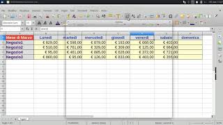 Ordinare le celle in maniera crescente e numerica con copia e sposta LibreOffice Calc [upl. by Anaela]