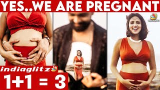 Amala Paul Pregnant with 1st Child  Husband Jagat Desi Maternity Photoshoot [upl. by Manbahs]