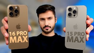 iPhone 16 Pro Max VS iPhone 15 Pro Max [upl. by Eitsrik287]