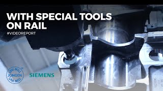 On track with Siemens using special tools made by Jongen xtechniksmarteproduktion [upl. by Anthiathia]