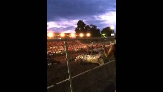 Schaghticoke Fair Demo Derby Tyler Bulson 20 car [upl. by Namilus]