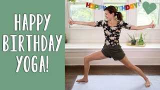 Happy Birthday Yoga  Yoga with Adriene [upl. by Dona]