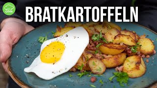 Das Geheimnis knuspriger Bratkartoffeln mit Speck und Zwiebeln [upl. by Jordanna997]