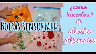 COMO HACER BOLSAS SENSORIALES 4 IDEAS FACILES 🙌🎨 [upl. by Assirok33]