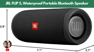 JBL FLIP 5 Waterproof Portable Bluetooth Speaker Black [upl. by Adeehsar]