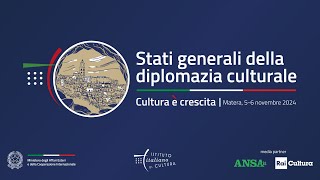 Diretta streaming Stati generali della diplomazia culturale [upl. by Jari841]