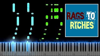 Rags To Riches  Tony Bennett Piano Tutorial [upl. by Anhpad485]