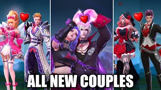 ALL NEW 27 COUPLES IN MOBILE LEGENDS 2021 [upl. by Inigo]