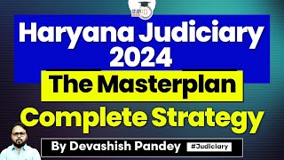 Haryana Judiciary 2024 Syllabus and Vacancy Details  Judiciary Exam Preparation [upl. by Ateinotna]