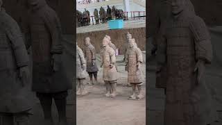 Terracotta Army in Xian aka Terracotta Warriors and Horses china chinesemilitary viralshort [upl. by Mariande64]