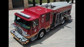 Truck WalkAround South Hays Pierce Enforcer Pumper [upl. by Carvey]