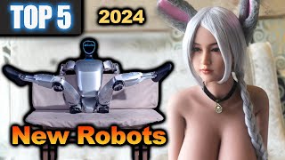 Top 5 NEW Humanoid Robots 2024 TESTED  Unitree G1 Menteebot Nvidia Boston Dynamics Realdoll [upl. by Olcott]