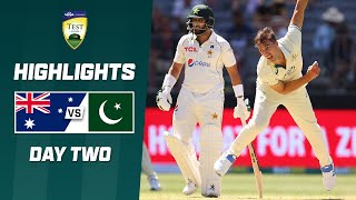 Australia v Pakistan 202324  First Test  Day 2 [upl. by Arec]