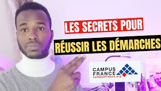 Voici Ce Que Jai Fait Pour Réussir Mes Démarches Campus France [upl. by Arodnahs]