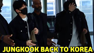 Jungkook Spotted at NYC airport Jungkook Arrival To South Korea From NYC at Incheon Airport 230916 [upl. by Sevein171]