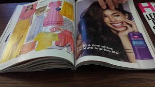 ASMR Page turning slowly gently through InStyle amp Health magazines April 2018 issues NO WHISPER [upl. by Brook]