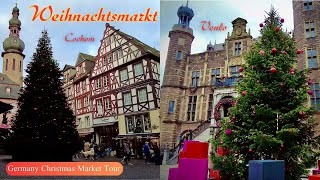 🎄Weihnachtsmärkte：CochemampVenlo🧑‍🎄Christmas Market Germany🇩🇪Netherlands🇳🇱 [upl. by Ecenahs]