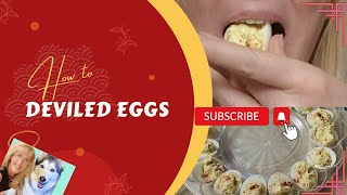 Deviled Eggs Classic Style [upl. by Leakim]