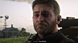 Red Dead Redemption 2  Arthur Tells Sister Hes Dying amp Is Afraid Very Sad Cutscene [upl. by Anertac]